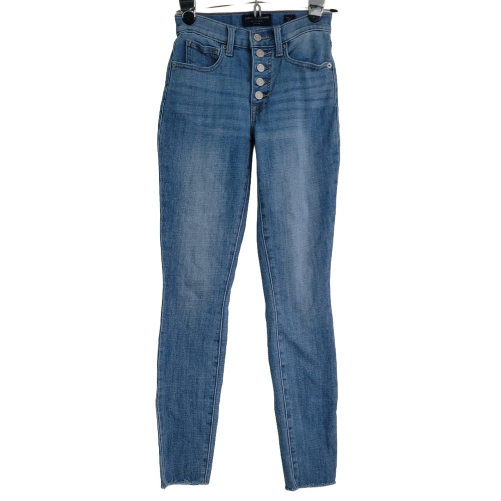 Lucky Brand Women's Jeans 24 Regular High Rise Skinny Bridgette Button Fly